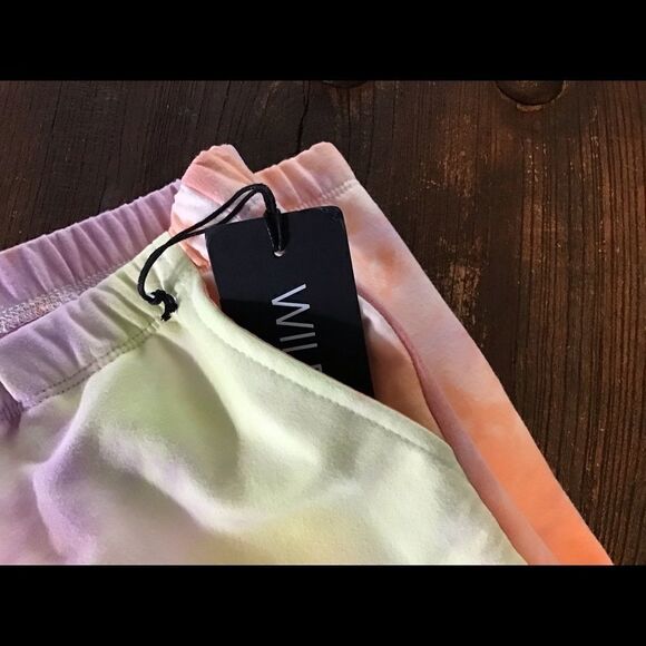Wildfox Sherbet Wash Rory Tie Dye Joggers Sweatpants - Picture 3 of 11